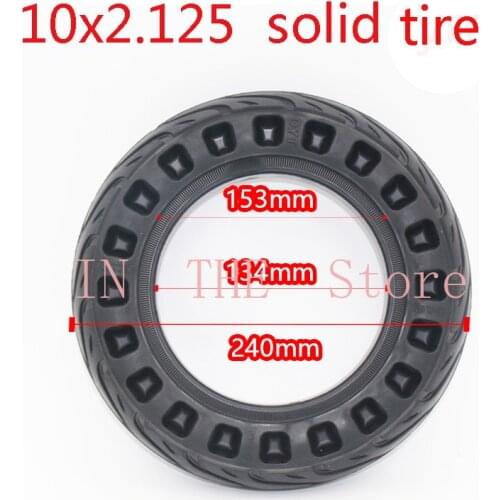 10x2.125 Solid Tire 10x2.125F Thickening Honeycomb Wheel Tyre for Smart Electric Balancing Scooter Accessory