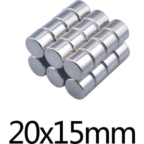2/3/5pcs Strong Permanent Magnet Bulk Round Magnets 20x15mm Neodymium Disc Magnet 20*15 mm