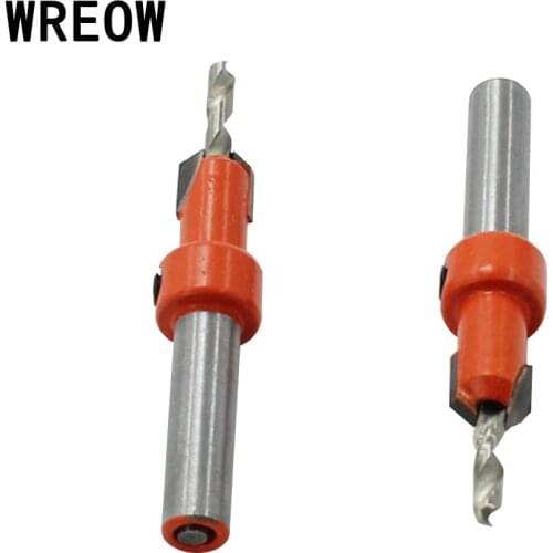 2.8-3.5 x 8mm/10mm HSS Countersink Drill Bit Screw round shank Woodworking Screws Drill Bit Chamfering Tool Cutter Wood Tool