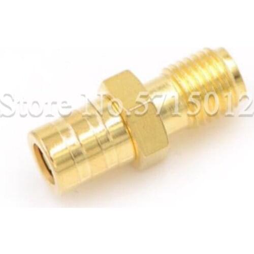 2pcs SMAK/SMBK RF Coaxial Connector Converter 50 Ohm SMA Famale Head Turn to SMB Famale Head Adaptor