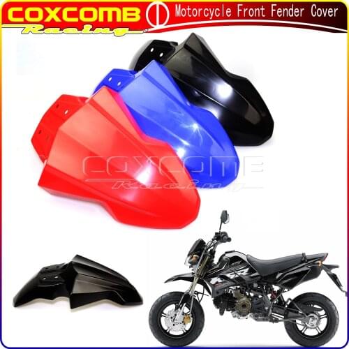 3 Colors Dirt Pit Bike Motorcycle Front Fender Extender Protector Guard Mudguard Cover Supermoto For Kawasaki KSR110 KSR 110