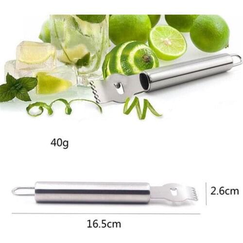 50pcs Stainless Steel Fruit Peelers Lemon Orange Zester Grater Vegetable Peeler Stainless Steel Grips Lime Zest Peeling Kni