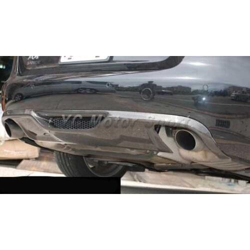 Car Accessories Fiber Glass FRP Rear Diffuser Fit For 2009-2013 A4 B8 Sedan Avent CRT Style Quad Exhaust Rear Diffuser