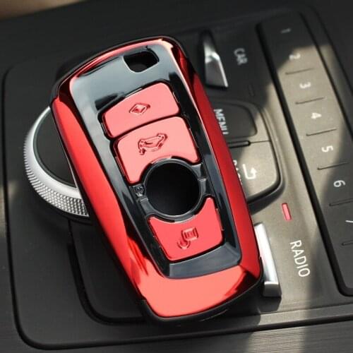 AEING Car Key case ABS Remote Key Cover Replacement Upgraded Key Shell for BMW F07 F10 F11 F20 F25 F26 F30 car styling