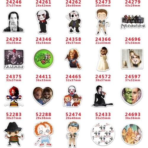 Choshim brand 10 Pcs Planar Resin flatback Horror Movie Halloween for DIY hairbow accessory decoration PR 24693