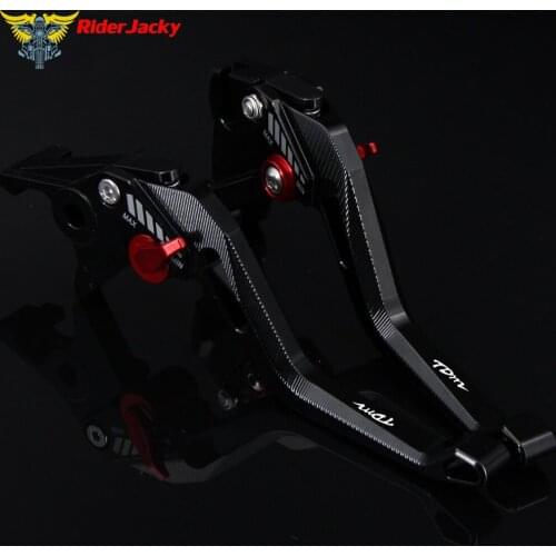 3D design (Rhombus Hollow) Black CNC Motorcycle Adjustable Brake Clutch Lever For Yamaha TDM 900A TDM900A 2006-2010 2008 2009