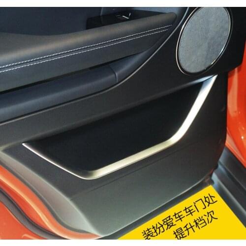 For Land Rover Range Rover Evoque 2012-2017 Car-Styling ABS Chrome Car Door Decoration Trim Strips Accessories 4pcs/Set