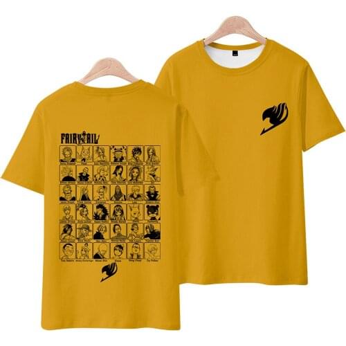 2020 FAIRY TAIL Hip Pop T Shirt 3D Print Casual Summer Adult Kids Short Sleeve O-neck Tees Men Women Tops Clothes