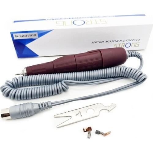 Micromotor Handpiece 102LN 45000RPM For Strong 210 90 204 207B Marathon Control Box Electric Manicure Drill Pen Manicure Handle