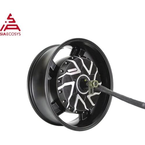 QS Motor17X6.0inch 12000W V4 96V 157kph Peak 30000W hub Motor for High Power electric motorcycle