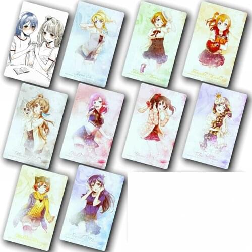 LOVE LIVE Anime Card Sticker Pack DIY Waterproof Card Classic Kids Stickers toys for children 100 pcs
