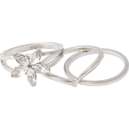 3pcs Women Feet Rings Set Crystal Little Geometric Feet Ring Daisy Flower Toe Ring Summer Beach Barefoot Sandals Feet Rings Set