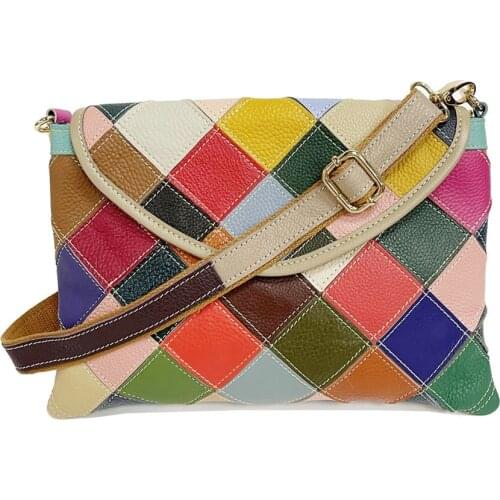 Newest Vintage Woven Womens Bag Handmade Handbag Diamond Color Block Shoulder Bag Messenger Bag Luxury Designer Female Tote