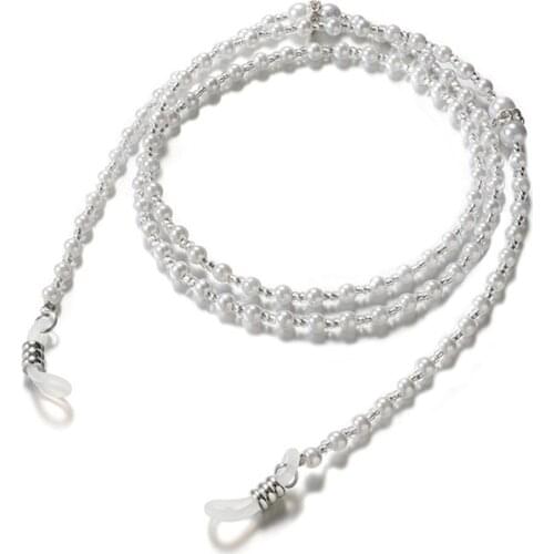 New Pearl Beaded Glasses Strap Sunglasses Chain Spectacle Rope Lanyard Holder Neck Accessories