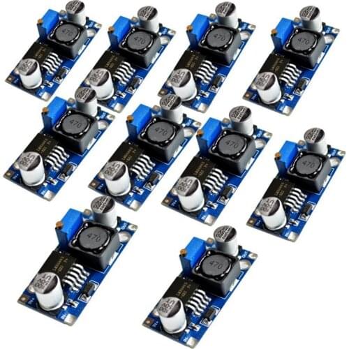 10X Lm2596 Dc-Dc Step-Down Power Module 3A Adjustable Buck Module Stable Tension 24V Zu 12V 5V 3V