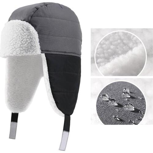 Windproof Trapper Hat Weather-Resistance Winter Trooper Earflap Hat for Men & Women Christmas Gift Present