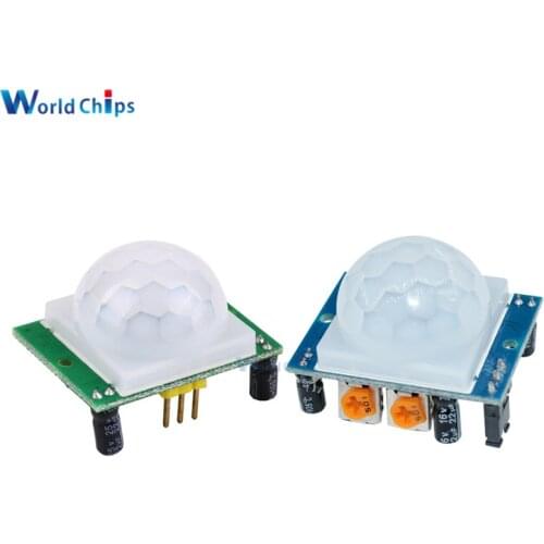 1pcs HC-SR501 Adjust IR Pyroelectric Infrared PIR Motion Sensor Detector Module for Arduino for raspberry pi kits Blue/Green