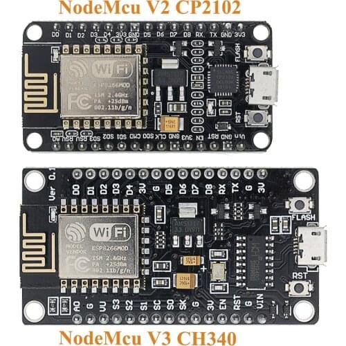 10PCS ESP8266 ESP32 CP2102 CH340 NodeMcu V3 V2 D1 MINI Lua Wireless WIFI Module Development Board CP2102 ESP-12E Micro USB