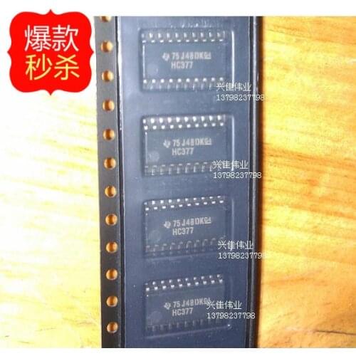 10PCS New SN74HC377NSR HC377 Octal D -type flip-flop silk patch 5.2mm in body