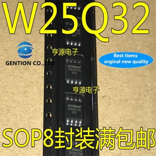 20Pcs SOP8 W25Q32 W25Q32BVSIG W25Q32FVSIG BVSSIG FVSSIG in stock 100% new and original