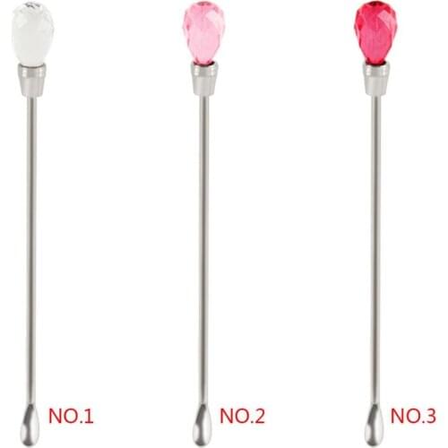 3 Colors 1PC New Nail Glue Phototherapy Nail Powder Liquid Stirring Rod Dotting Pen Nail Tools