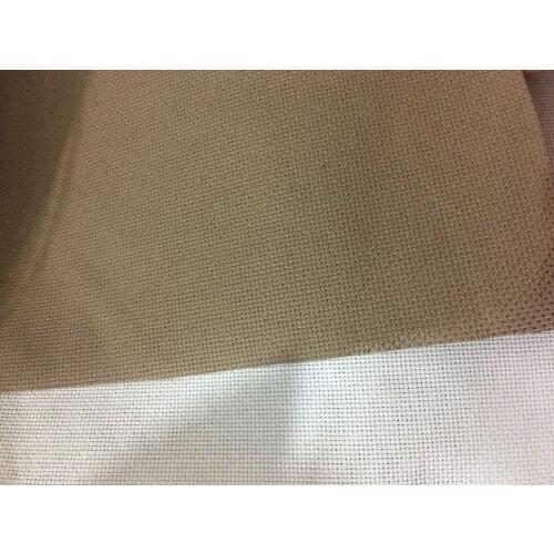 9TH New arrival 25x25cm linen 14ct cross stitch fabric aida coth canvas DIY handmade needlework sewing craft supplies craft