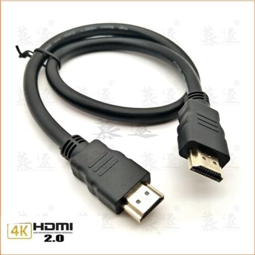 Neue M/M Aluminium legierung HDMI-kompatibel zu HDMI 2k * 4k 2,0 Schlanke HDMI Kabel für TV Laptop Projektor PS3 PS4 Kabel 0,5 m
