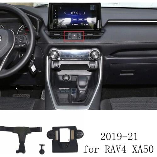 Car Mount Phone Holder Air Vent Clip Mobile Phone Holder for Toyota RAV4 2019 2020 Car Accessories