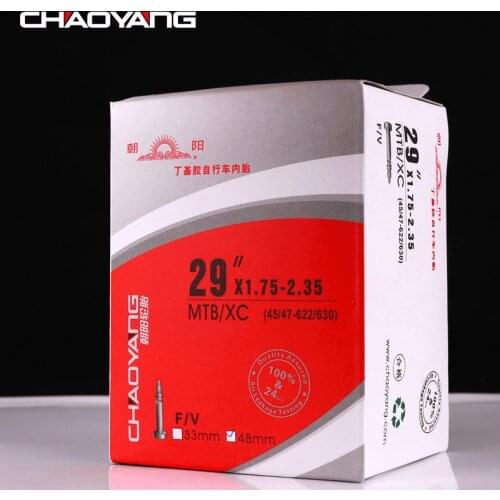 CHAOYANG 29 inch 1.75/2.35 Bicycle Standard Inner Tube Butyl Rubber FV AV Valve Tire Inner Tube 29*1.75 2.35 MTB Road Bike Parts