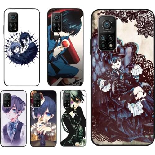 Kuroshitsuji Ciel Phantomhive Phone Cover For Xiaomi Mi 11 Lite Ultra 9T 10T Pro Note 10 POCO F3 F2 M3 X3 NFC Pro Case