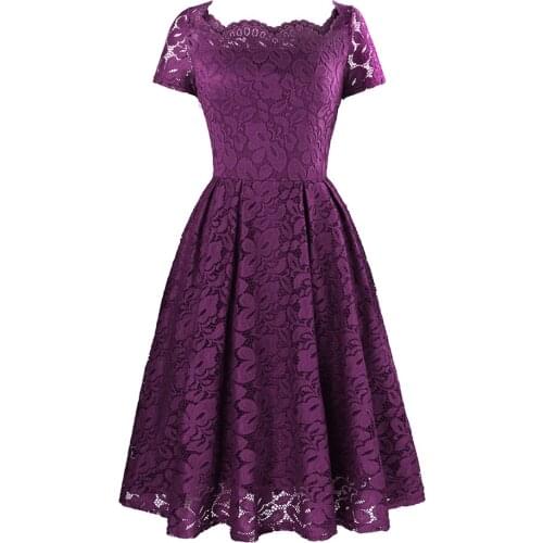 Lace Mesh Dress Sexy Floral Maxi Dress Women Short Sleeve O-Neck Party Dresses Elegant Retro Summer Pleated Cocktail Dress