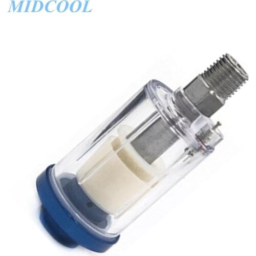 1/4" Copper Filter Water Oil Separator For Air Compressor Spray Paint Gun Air Hose Filter Moisture Trap Automatic Drainage