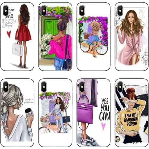 Fashion travel girl vacation shopping Phone Case For Xiaomi Redmi Note 8 7 6 5A 4 Pro Redmi 7 7A K20 6 6A 5A 4A 4X 5 Plus S2