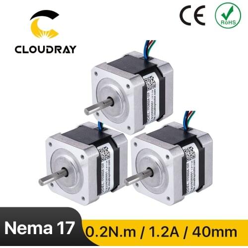 Nema17 Stepper Motor 20Ncm 1.2A 2 Phase 42mm Stepper Motor 4-lead 1m Cable for 3D printer CNC Engraving Milling Machine