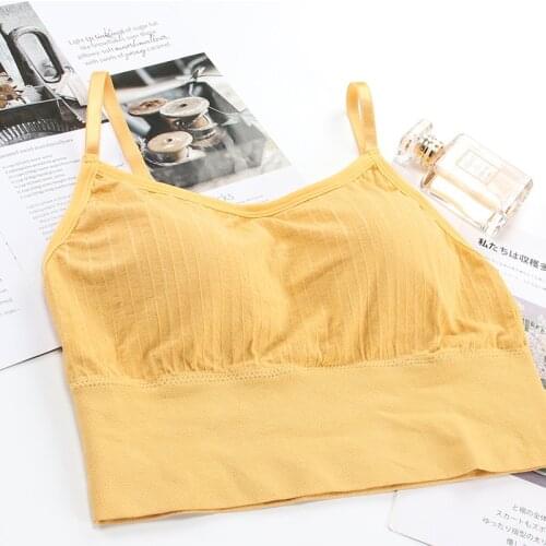 Solid Bra Seamless Beauty Back Sling Elastic Free Size Spors Tops Women Underwear Sexy For Fitness
