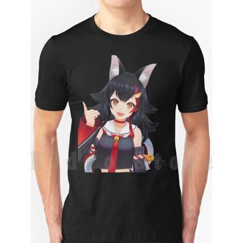 Ookami Mio 3D T Shirt Cotton Men Diy Print Cool Tee Hololive Vtuber Anime Hololive Hololive Hololive Inugami Korone Kiryu Coco