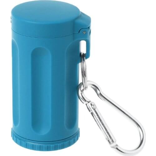 Portable Mini Pocket Lid Ashtray Windproof Key-chain Outdoor Smoking Accessories N0PC
