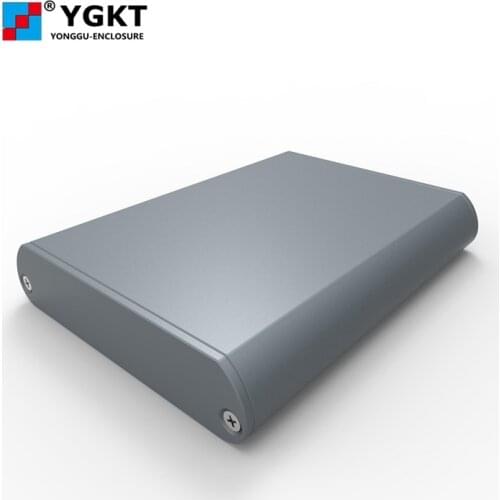 Junction box cable aluminum case electronic enclosure custom prototype housing for circuit board 57.3*13*73mm
