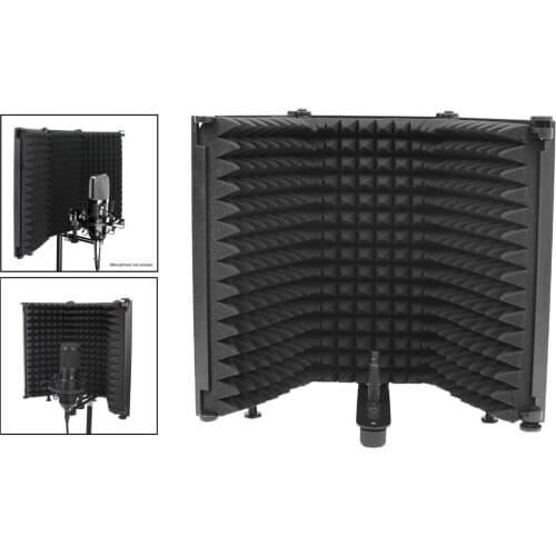 Adjustable Foldable Microphone Acoustic Isolator Acoustic Foams Panel