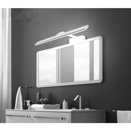 Modern Mirror Headlight Bathroom Washroom LED Wall Light Strip Iron Art Warm Light White Light Intelligent Waterproof Acrylic