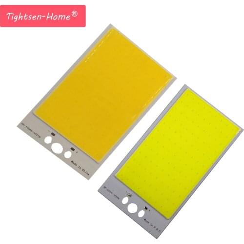 New 30W COB LED Light Strip source Warm White Light Lamp Chip 120*65mm For DIY outdoor lighting LED Flood Light DC12V 14V