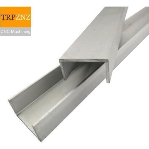 U-shape Aluminum, 10mm x 5mm x 1mm , 50cm ,x 4pcs