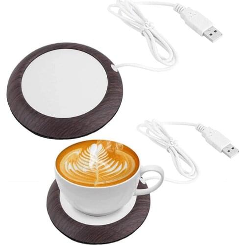 USB Coffee Mug Cup Warmer for Home Office Milk Tea Water Heating Pad Electric Hot Coasters Coffee Drinks Cup Convenient Heater