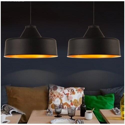 Nordic Loft Style Edison Industrial Droplight Vintage Pendant Lamp Fixtures For Dining Room Art Hanging Light Home Lighting