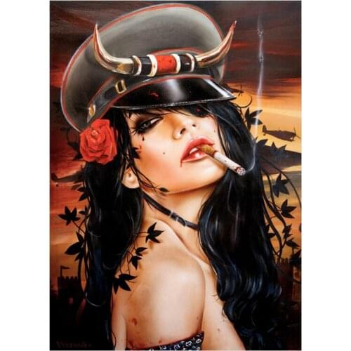 High quality Oil painting Canvas Reproductions Captain Howdy by Brian M.Viveros Painting hand painted