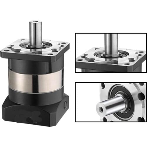 High Precision Nema 23 Planetary Gearbox ratio 5:1,7 acrmin/40Nm planetary reducer for 57mm stepper motor,8mm shaft