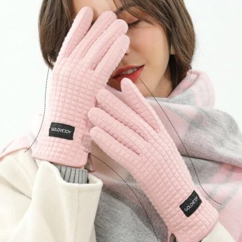 Women Winter Cashmere Gloves Outdoor High-Quality Comfortable Cycling Skiing Warm Touch Screens Gloves