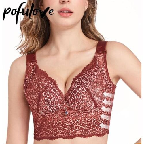 Women Push Up Bra Plus Size Fashion Sexy Bra Lace Bralette Underwear Women Lingerie Wholesale Brasieres Para Mujer Crop Top