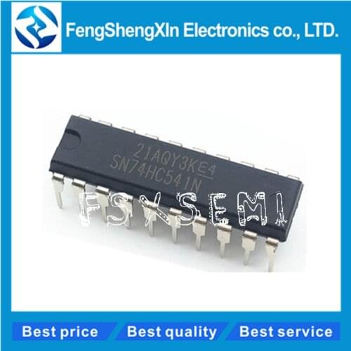 10pcs/lot New SN74HC541N DIP-20 SN74HC541 74HC541 OCTAL BUFFERS AND LINE DRIVERS WITH 3-STATE OUTPUTS
