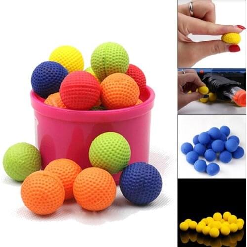 10pcs Rounds Foam Ammo Refill Replace Bullet Balls Pack Children Kids Toy Compatible For Nerf Rival Blasters Apollo Bullets Best